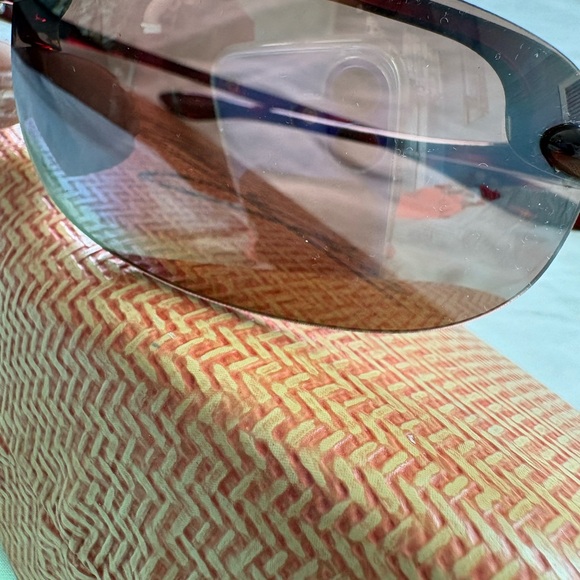 Maui Jim Makaha H405-10 Sunglasses Tortoise Rimless Polarized Sport Japan - Picture 4 of 15